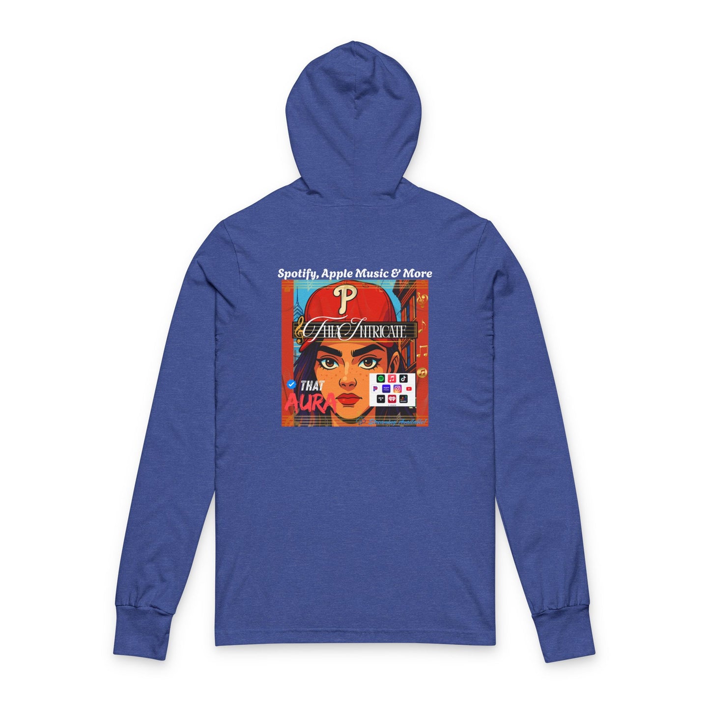 Hooded Tee - Album Cover for Thia Intricate from Pizzazz Records