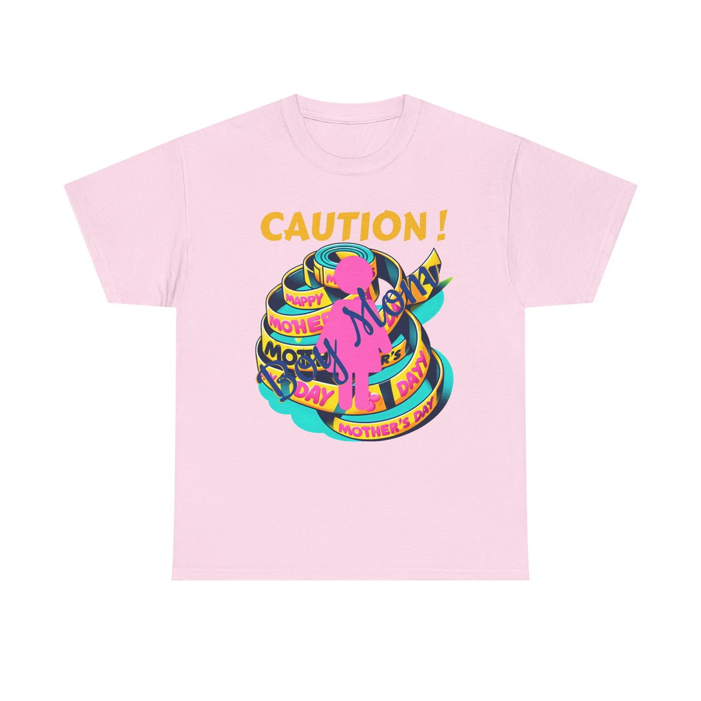 8. Mother's Day Boy Mom Heavy Cotton Tee