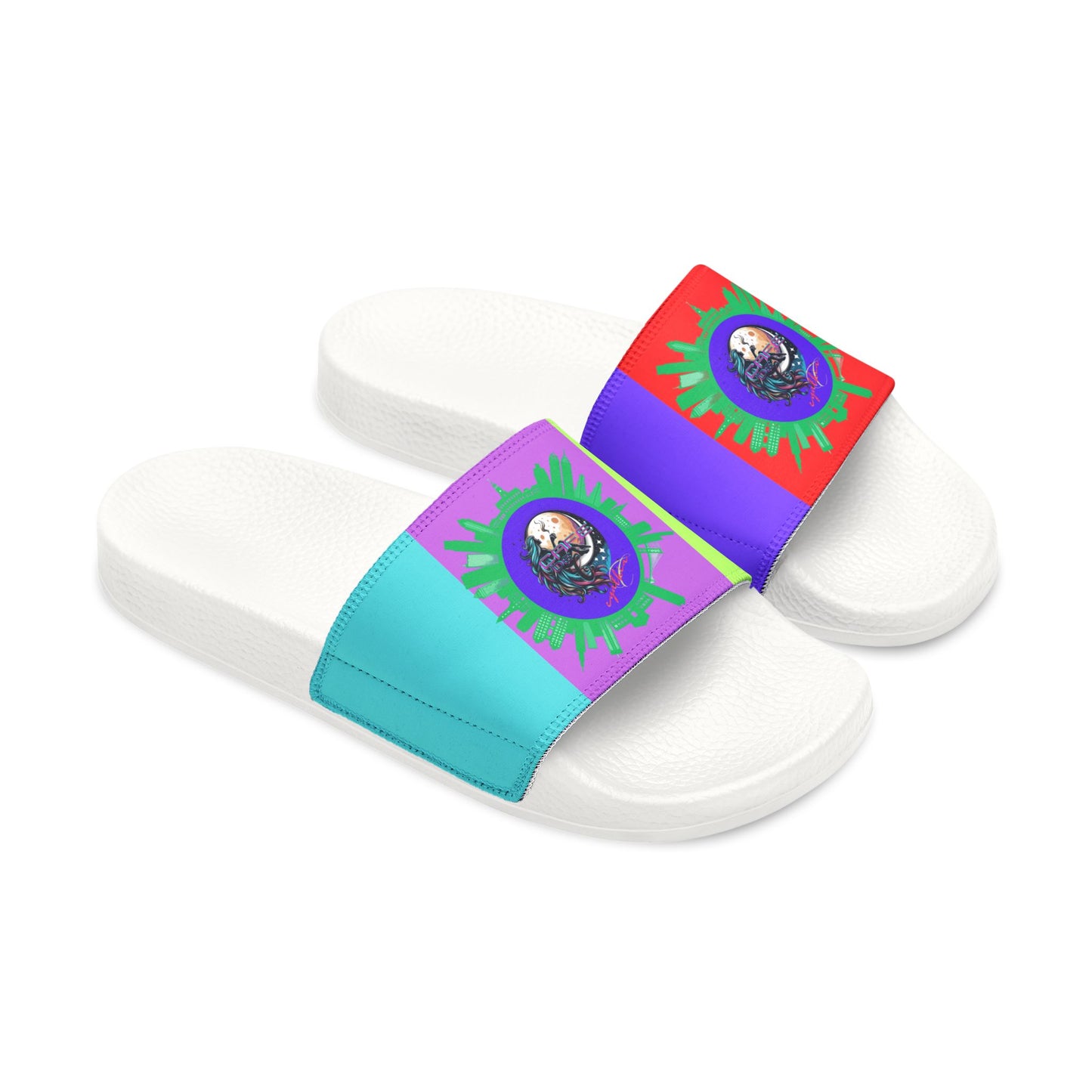 Cafedec Joker Men's PU Slide Sandals