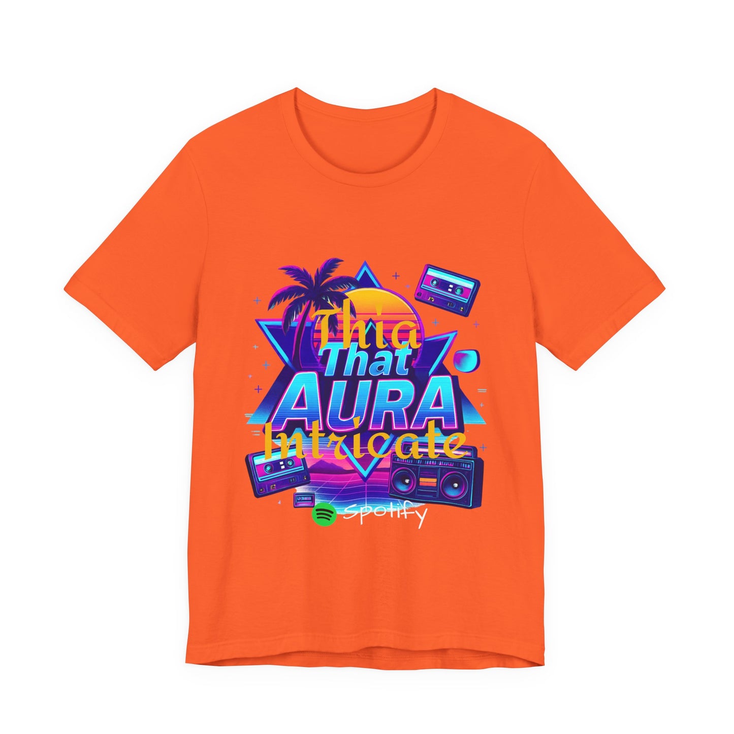 Neon Retro Tee - That Aura 80's Design