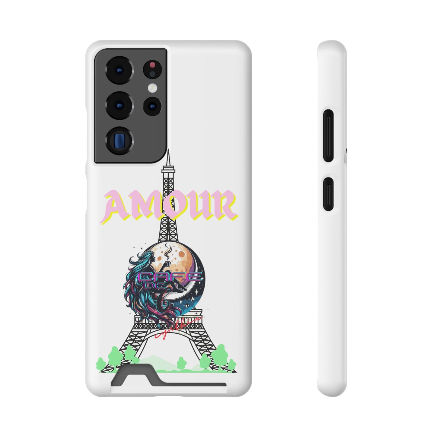 AMOUR Phone Case With Card Holder