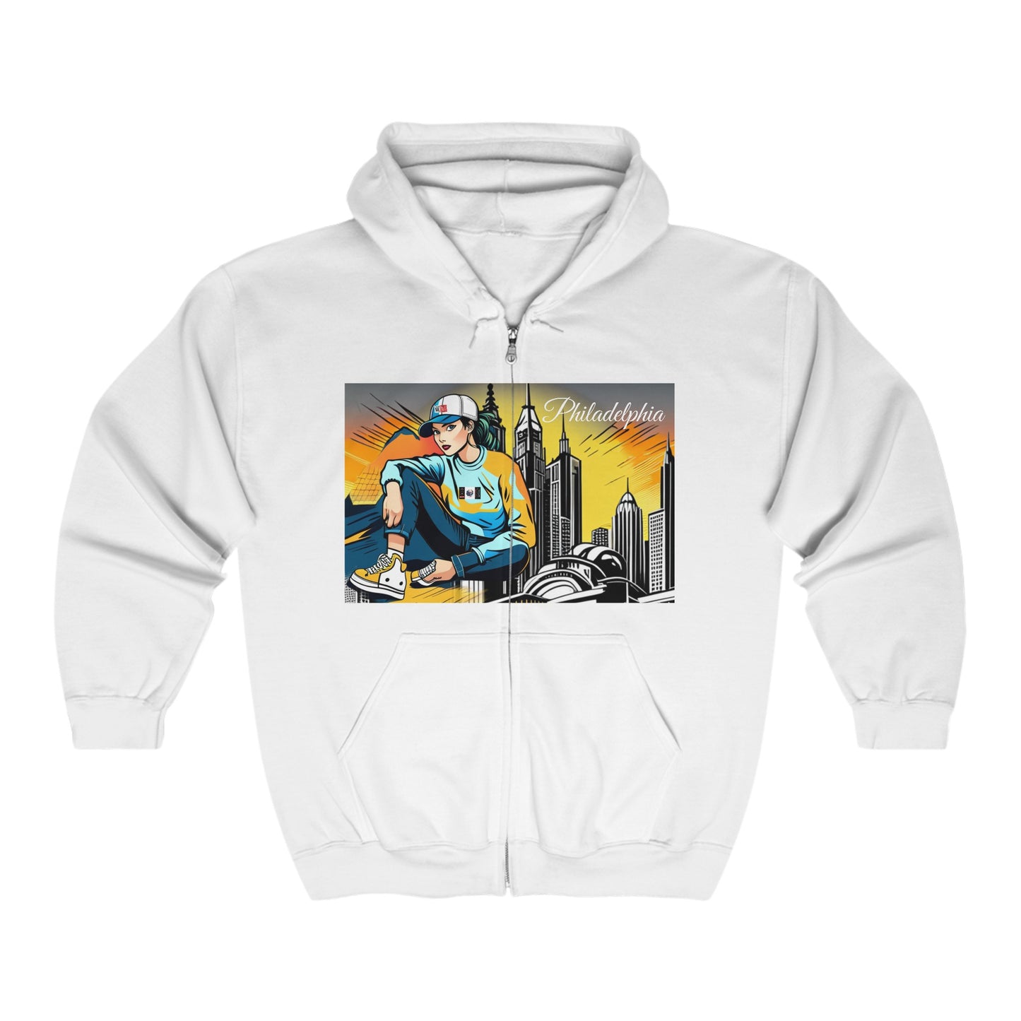 Copy of The Lounge Agents Unisex Heavy Blend™ Full Zip Hooded Sweatshirt