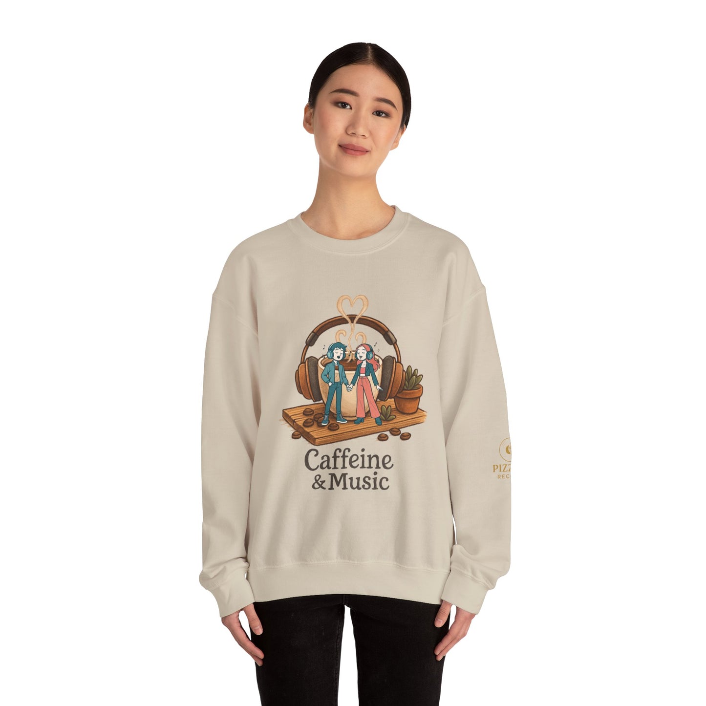 Coffee and Music Vibes Unisex Sweatshirt