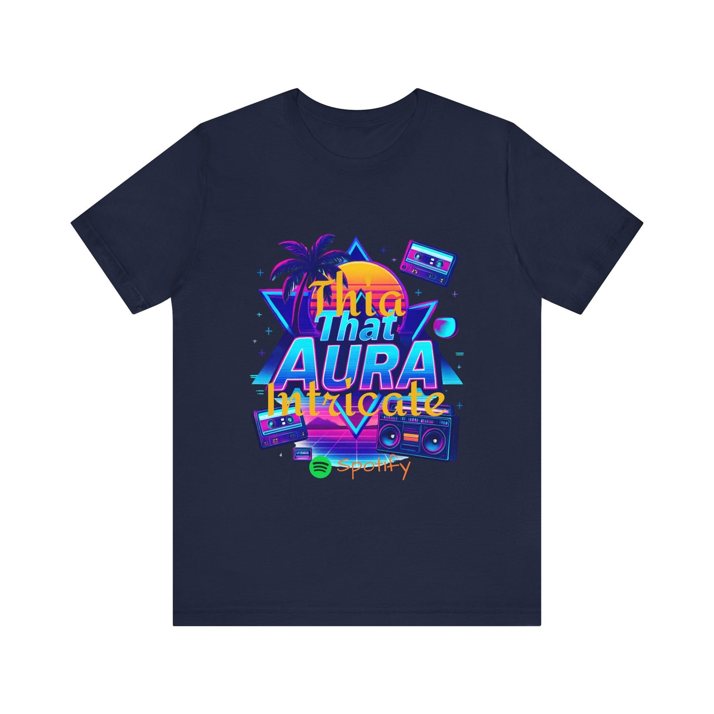 Neon Retro Tee - That Aura 80's Design