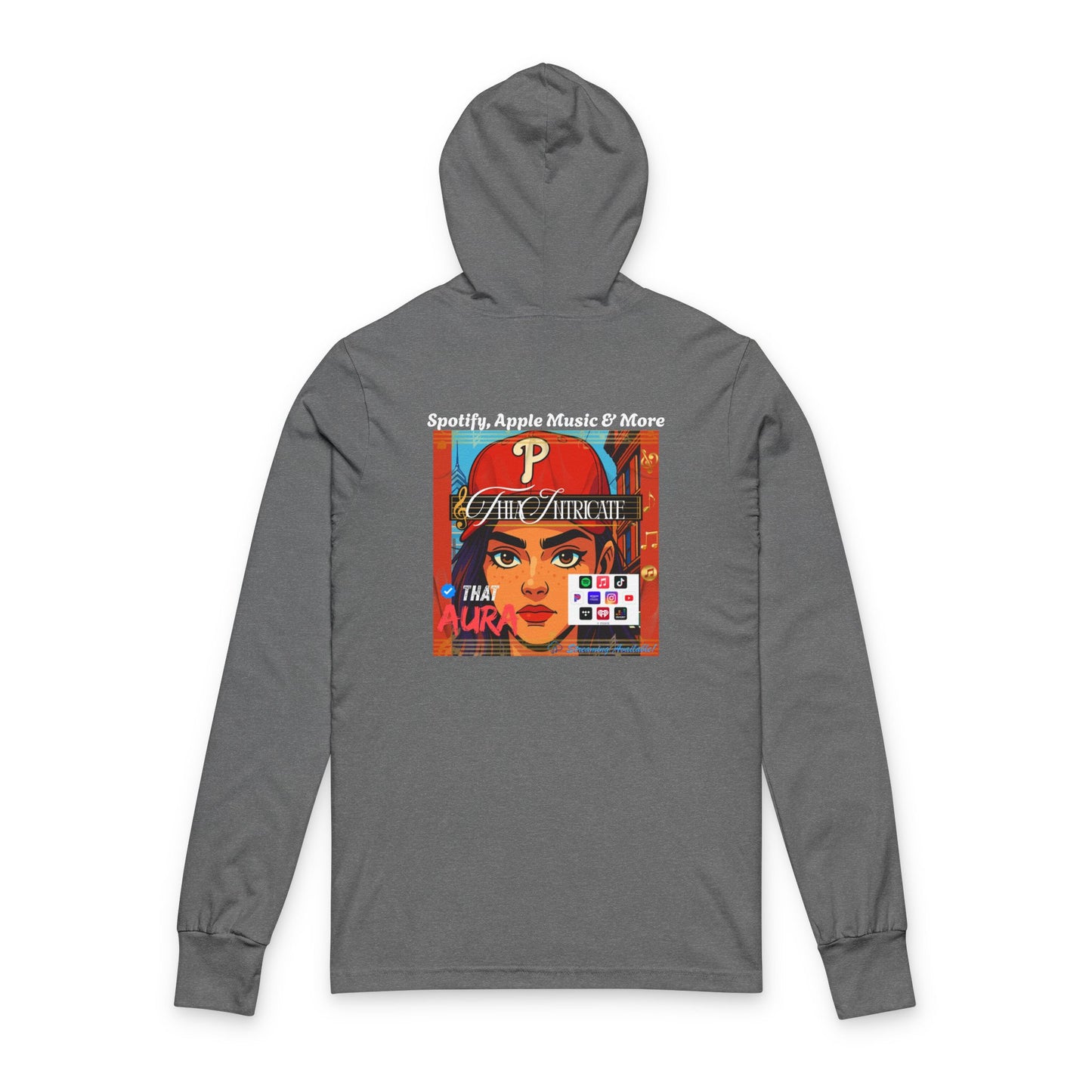Hooded Tee - Album Cover for Thia Intricate from Pizzazz Records