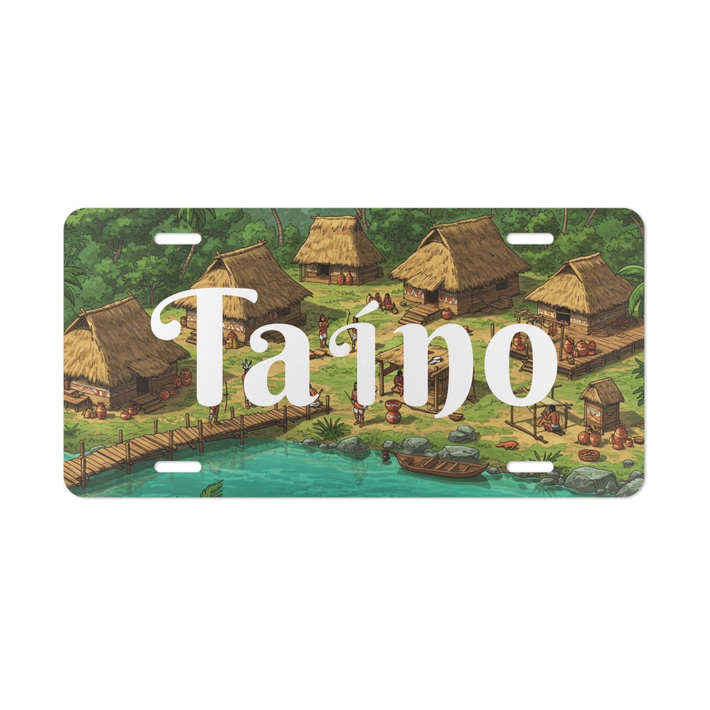 Vanity Plate Taino Native American Culture Car Tag
