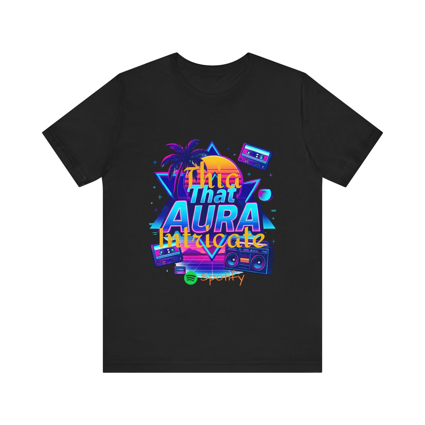 Neon Retro Tee - That Aura 80's Design