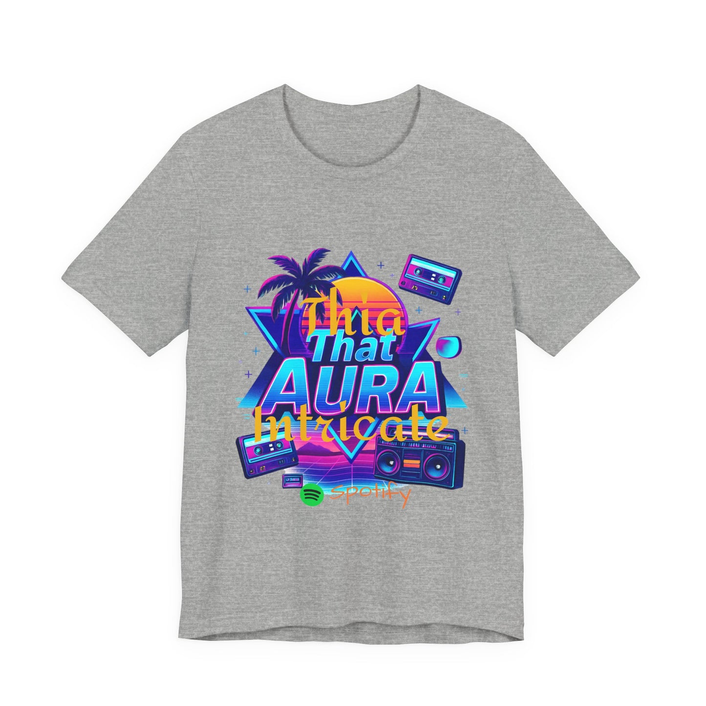 Neon Retro Tee - That Aura 80's Design