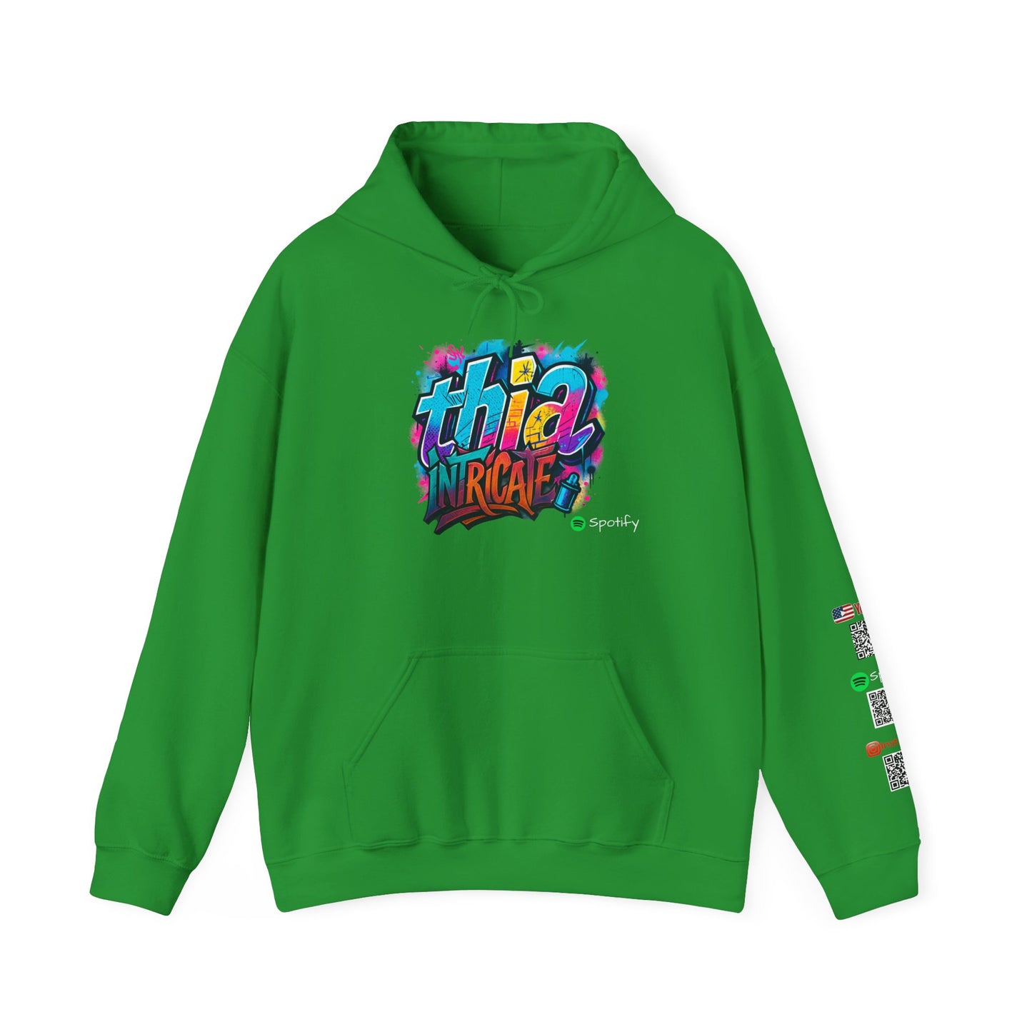 Thia intricate wall art Music Vibes Hoodie