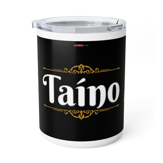 Taino branded Travel Insulated Coffee Mug, 10oz
