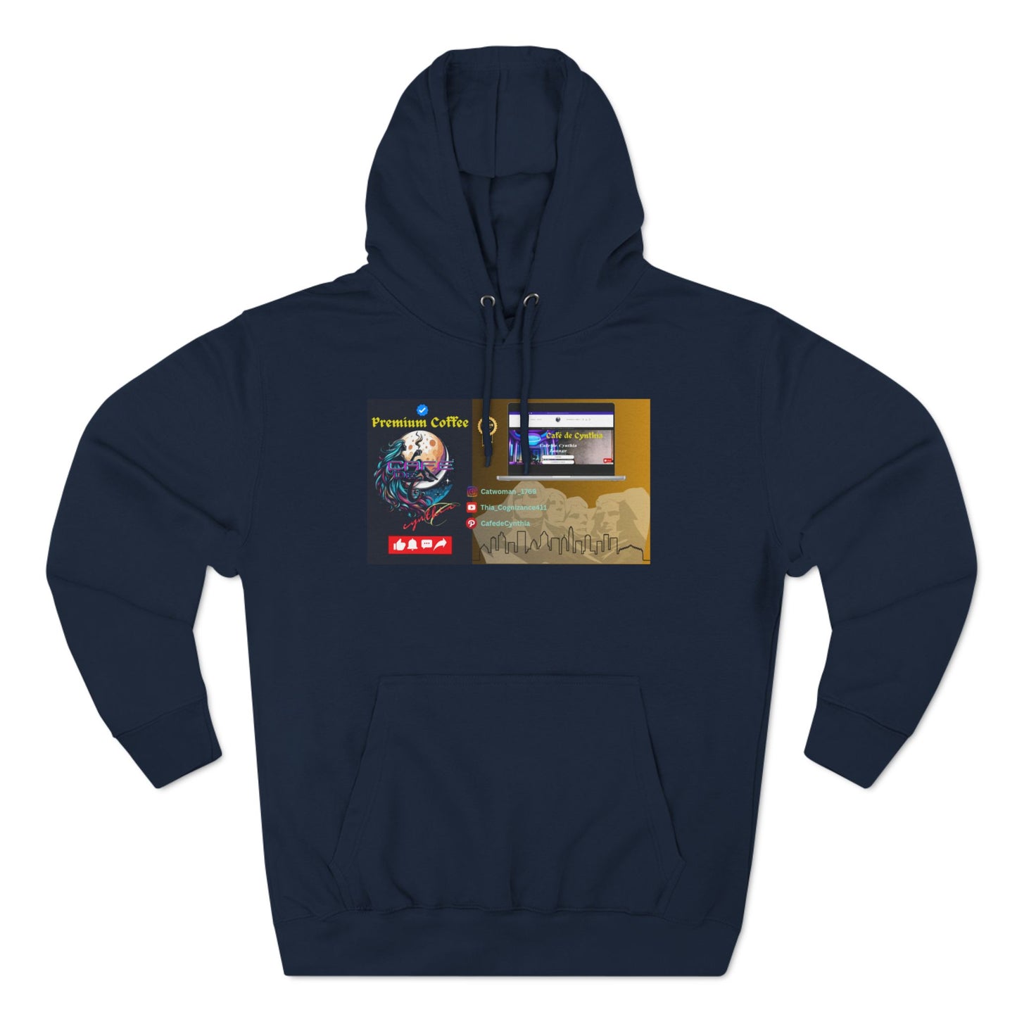 Cafedec BC Three-Panel Fleece Hoodie