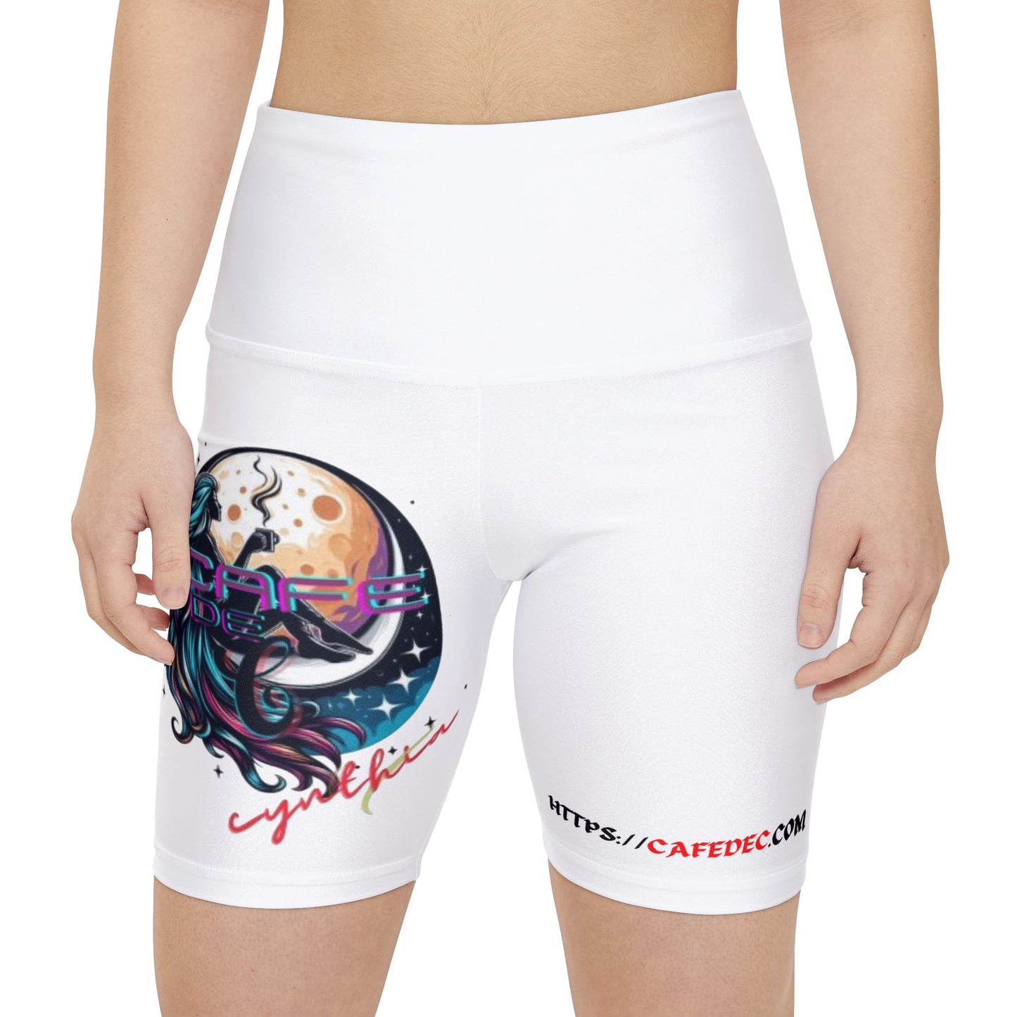 Cafedec Women's Workout Shorts (AOP)