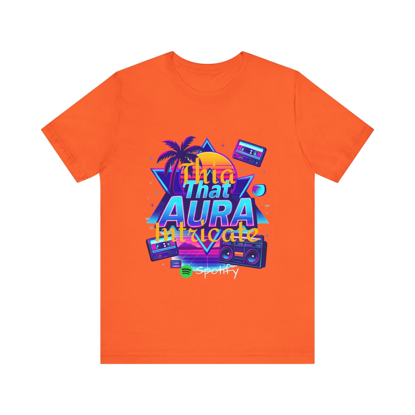 Neon Retro Tee - That Aura 80's Design