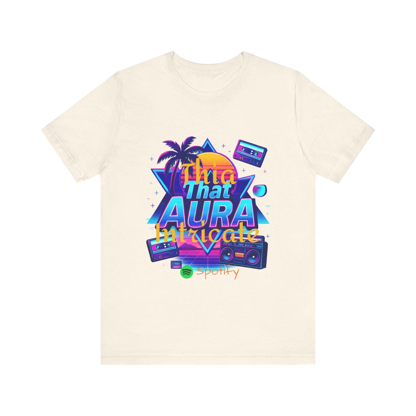 Neon Retro Tee - That Aura 80's Design