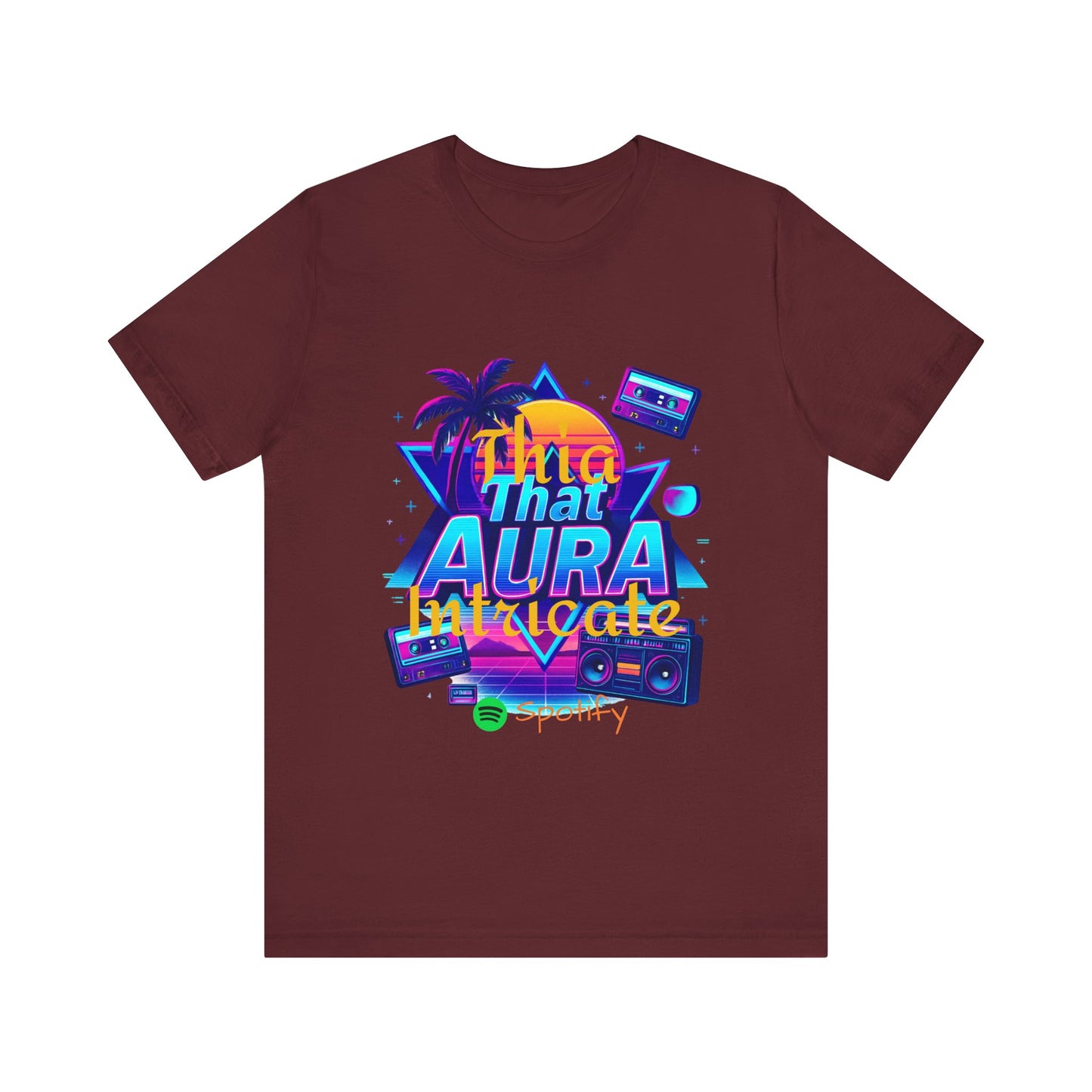 Neon Retro Tee - That Aura 80's Design
