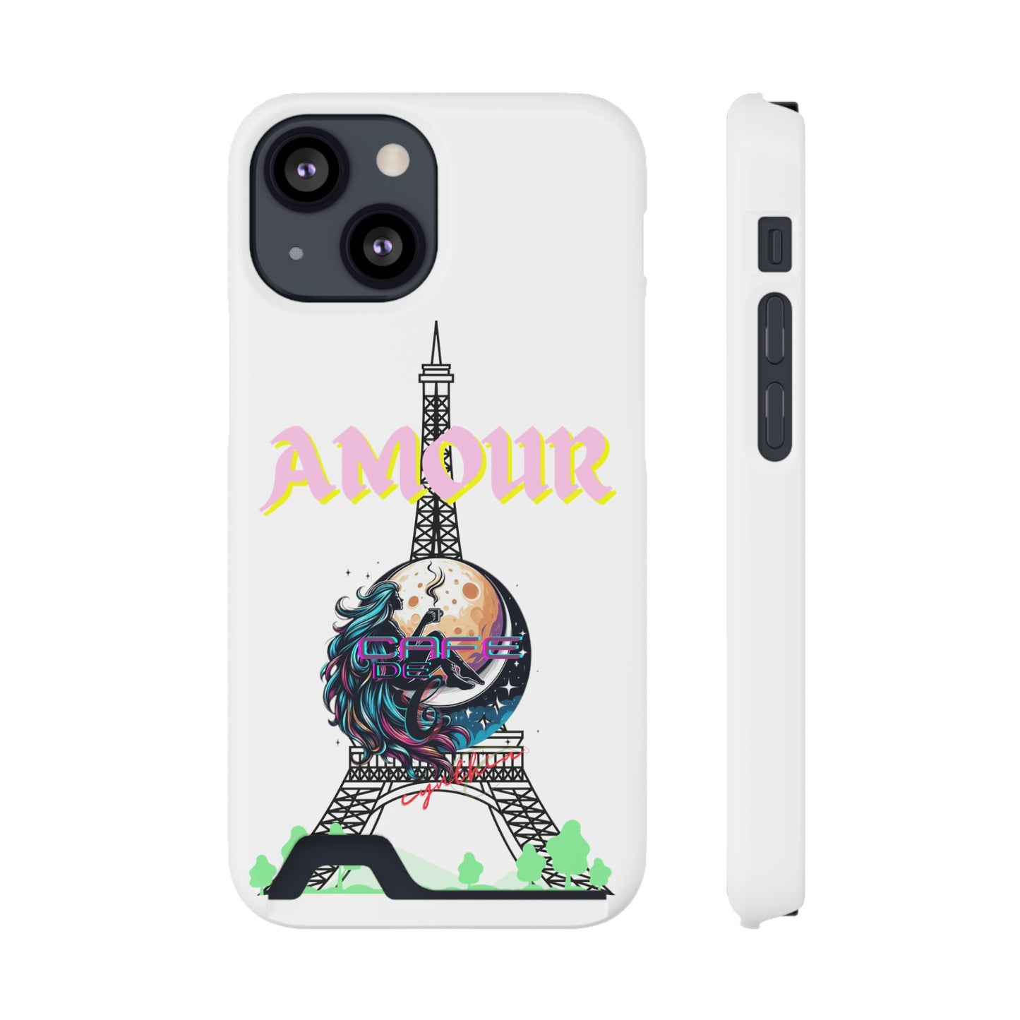 AMOUR Phone Case With Card Holder