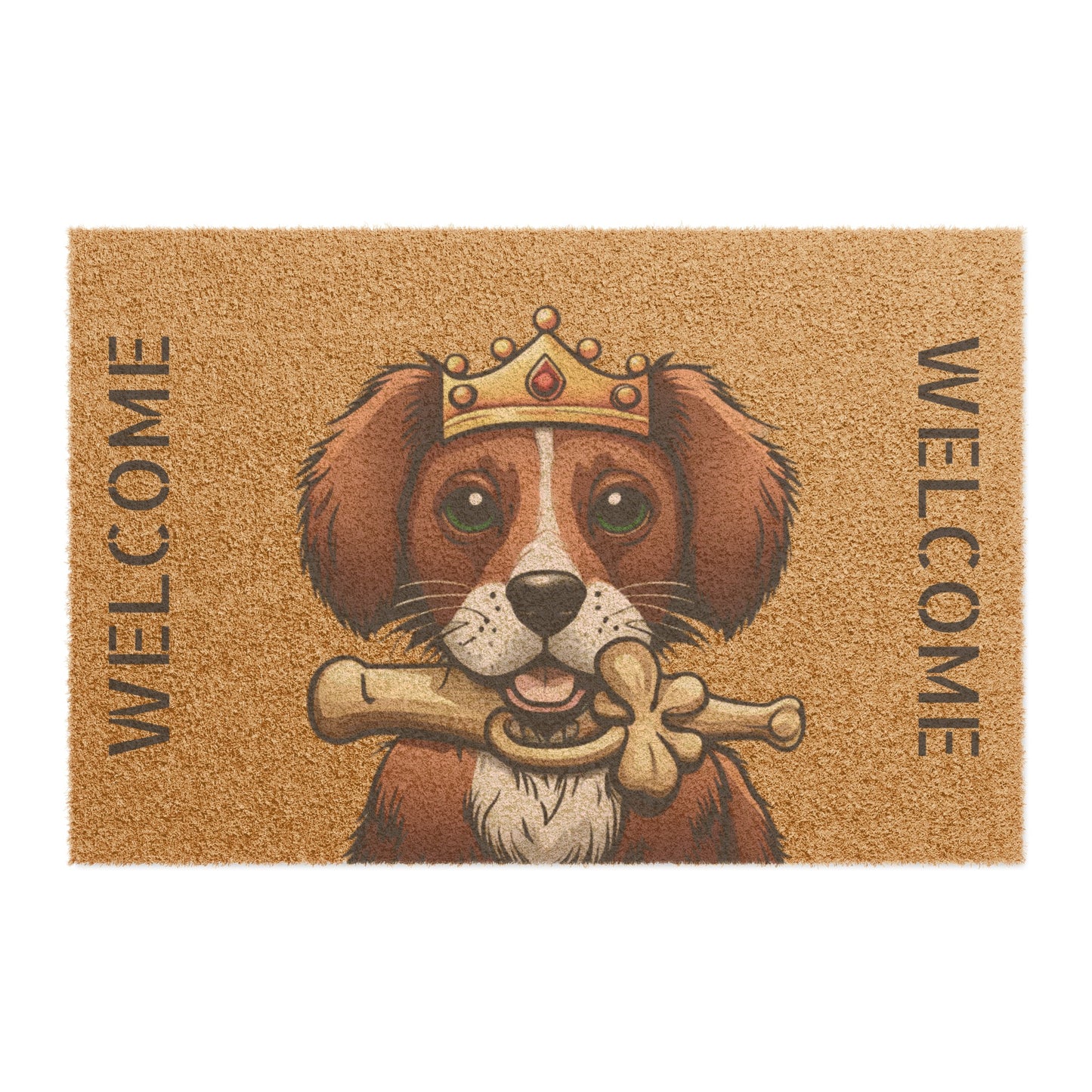 Friendly pet dog Doormat