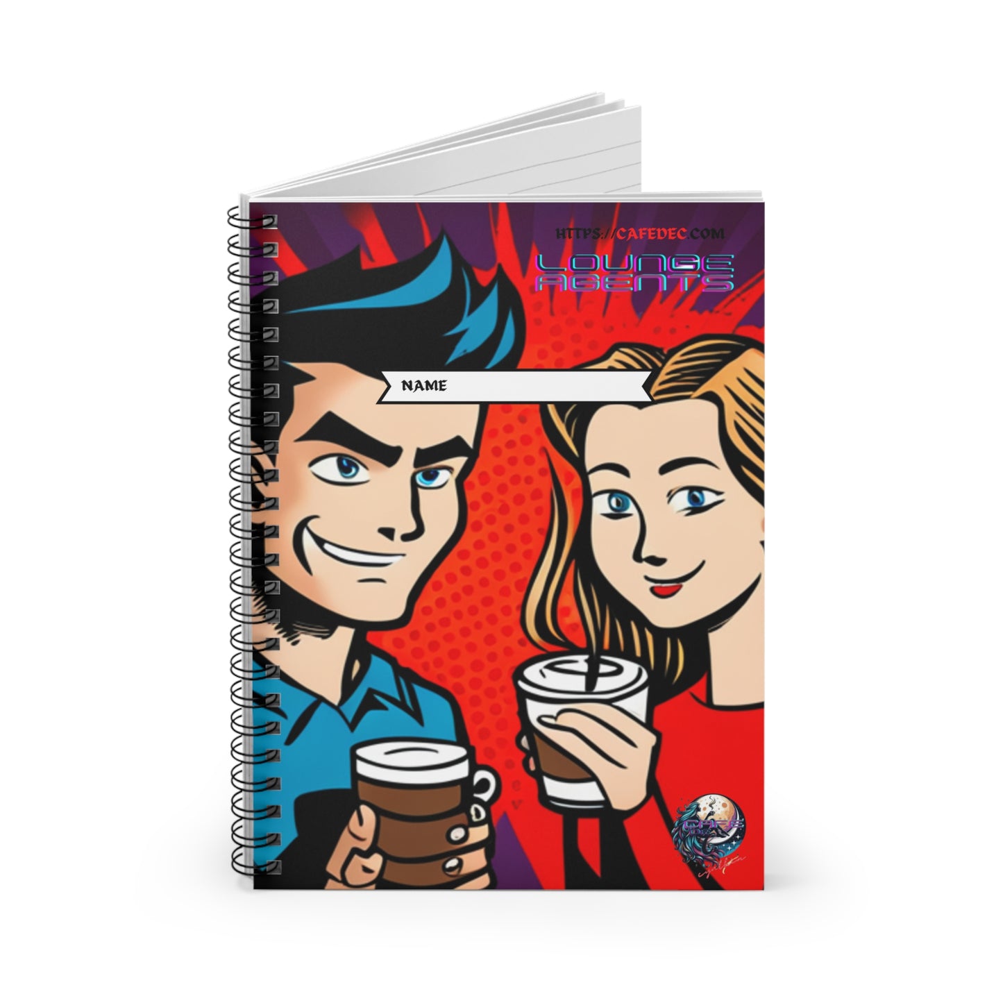 Lounge Agents Spiral Notebook - Ruled Line