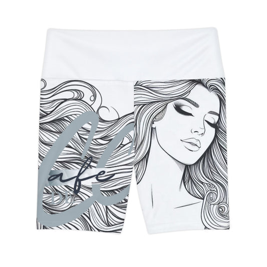 Cafedec Elegant Women's Workout Shorts (AOP)
