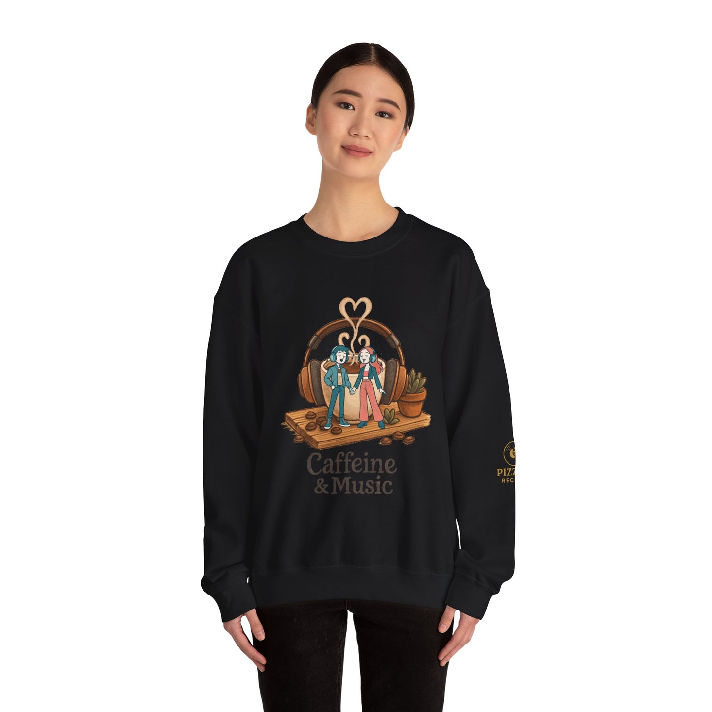Coffee and Music Vibes Unisex Sweatshirt