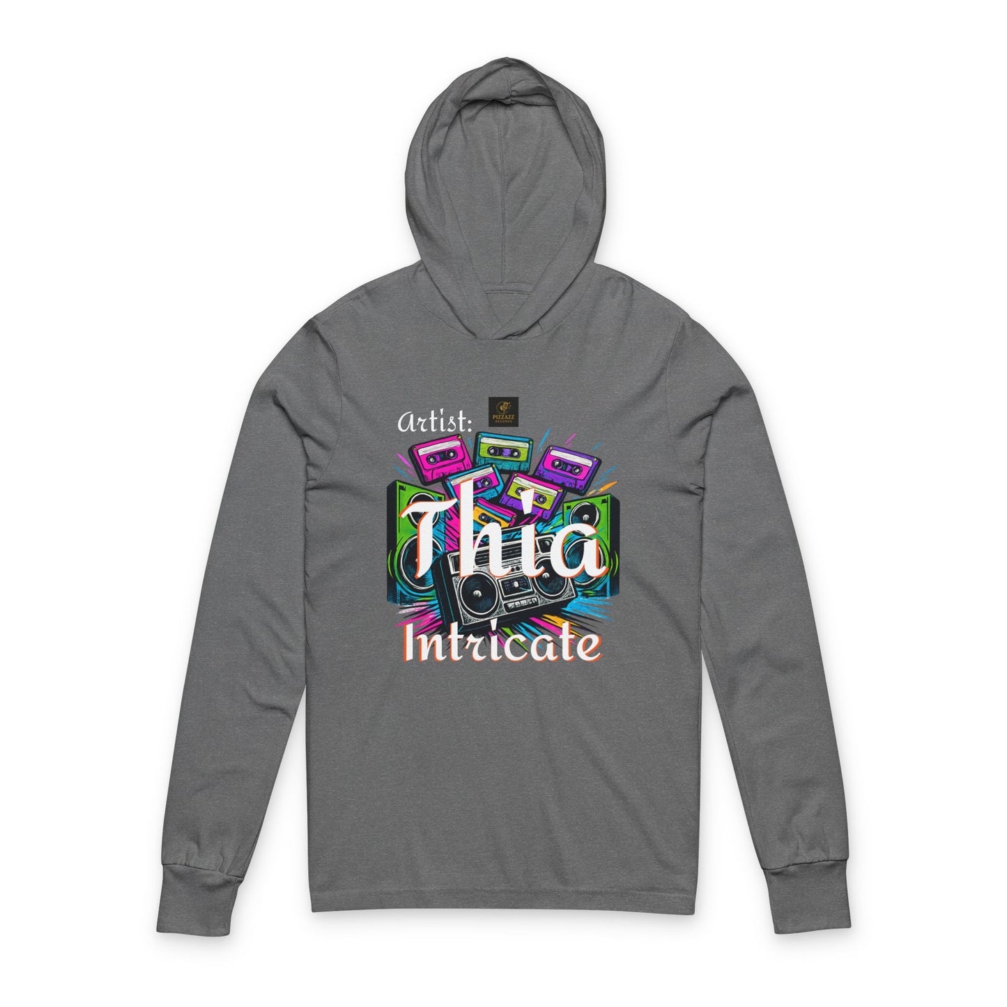 Hooded Tee - Album Cover for Thia Intricate from Pizzazz Records