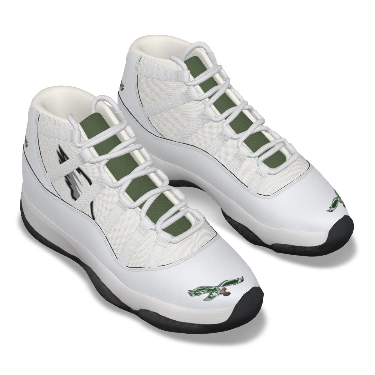 Eagles gang Men's High Top Basketball Shoes