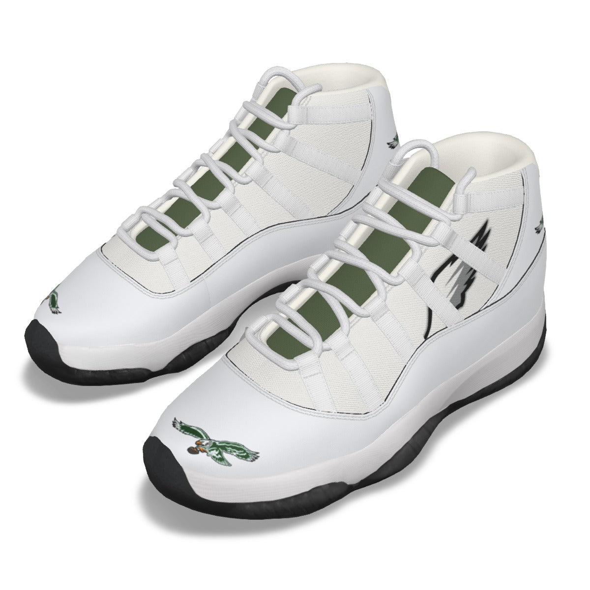 Eagles gang Men's High Top Basketball Shoes