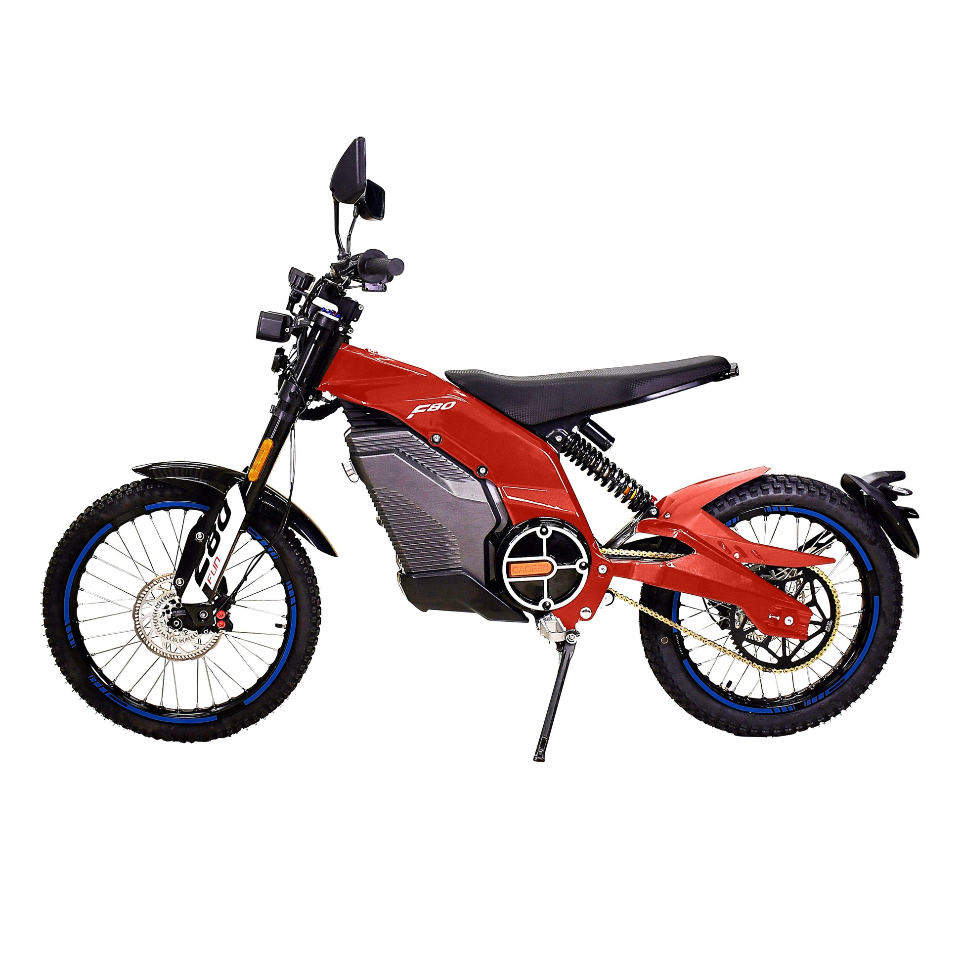 F80 Trail Runner Electric (Dirt Bike) for Adults 8000W Motor 2160Wh Battery (Red) [ADS]