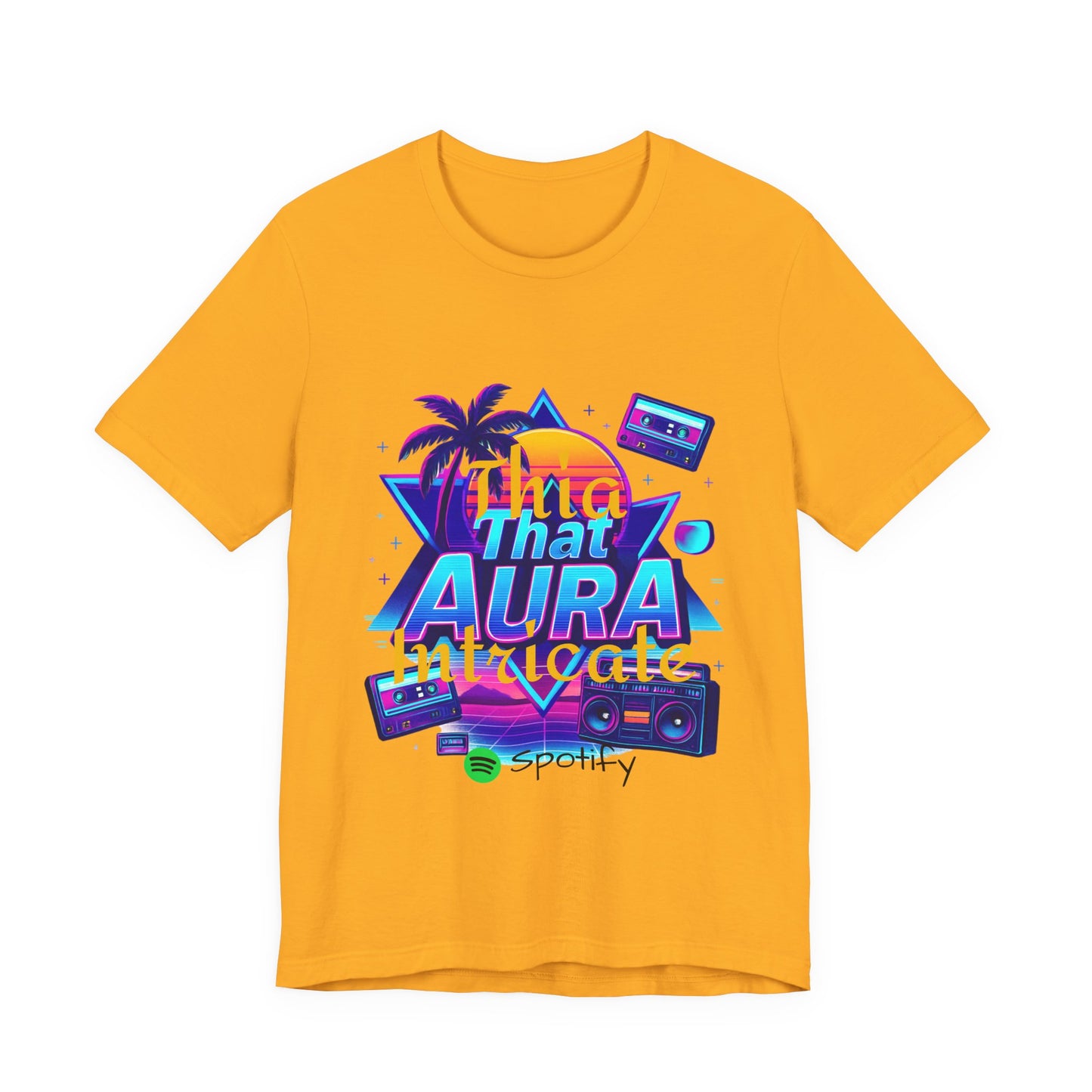 Neon Retro Tee - That Aura 80's Design