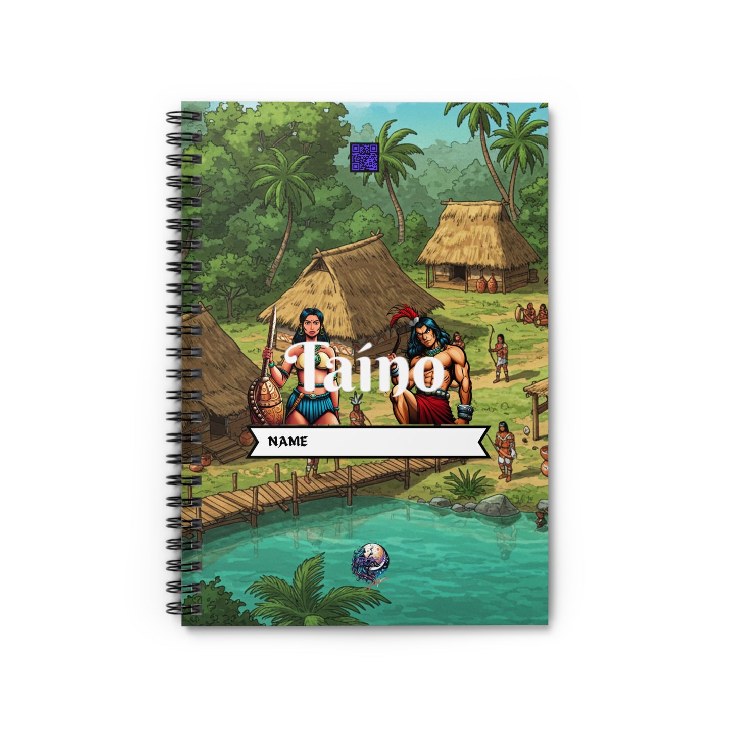 Taino Héritage Spiral Notebook - Ruled Line