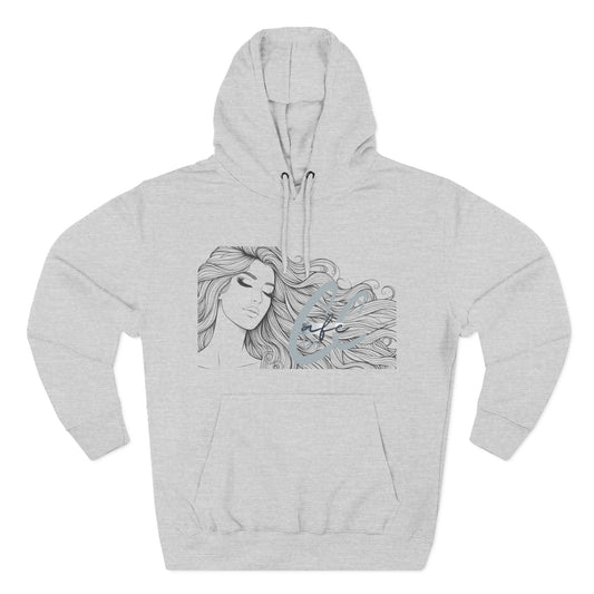 Cafedec Elegant PR Gold Three-Panel Fleece Hoodie