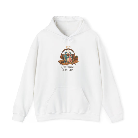 Coffee and Music Vibes Hoodie