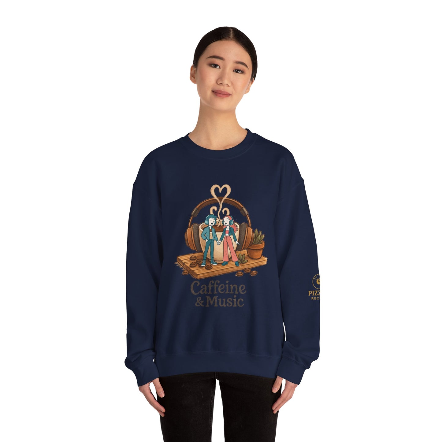 Coffee and Music Vibes Unisex Sweatshirt
