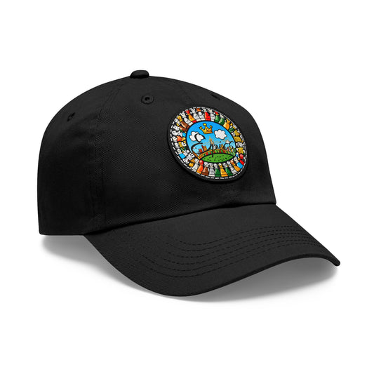 Epics Hat with Leather Patch (Round)