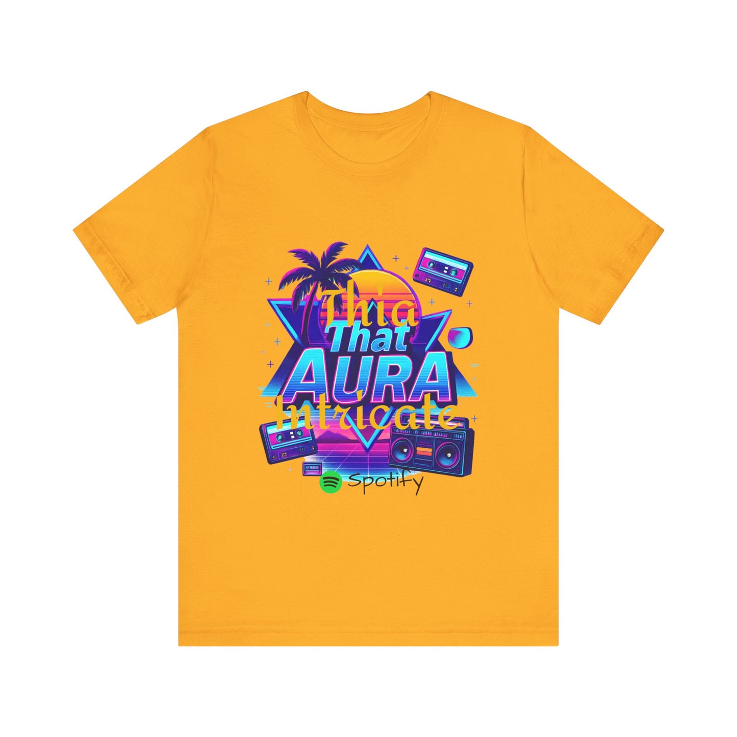 Neon Retro Tee - That Aura 80's Design