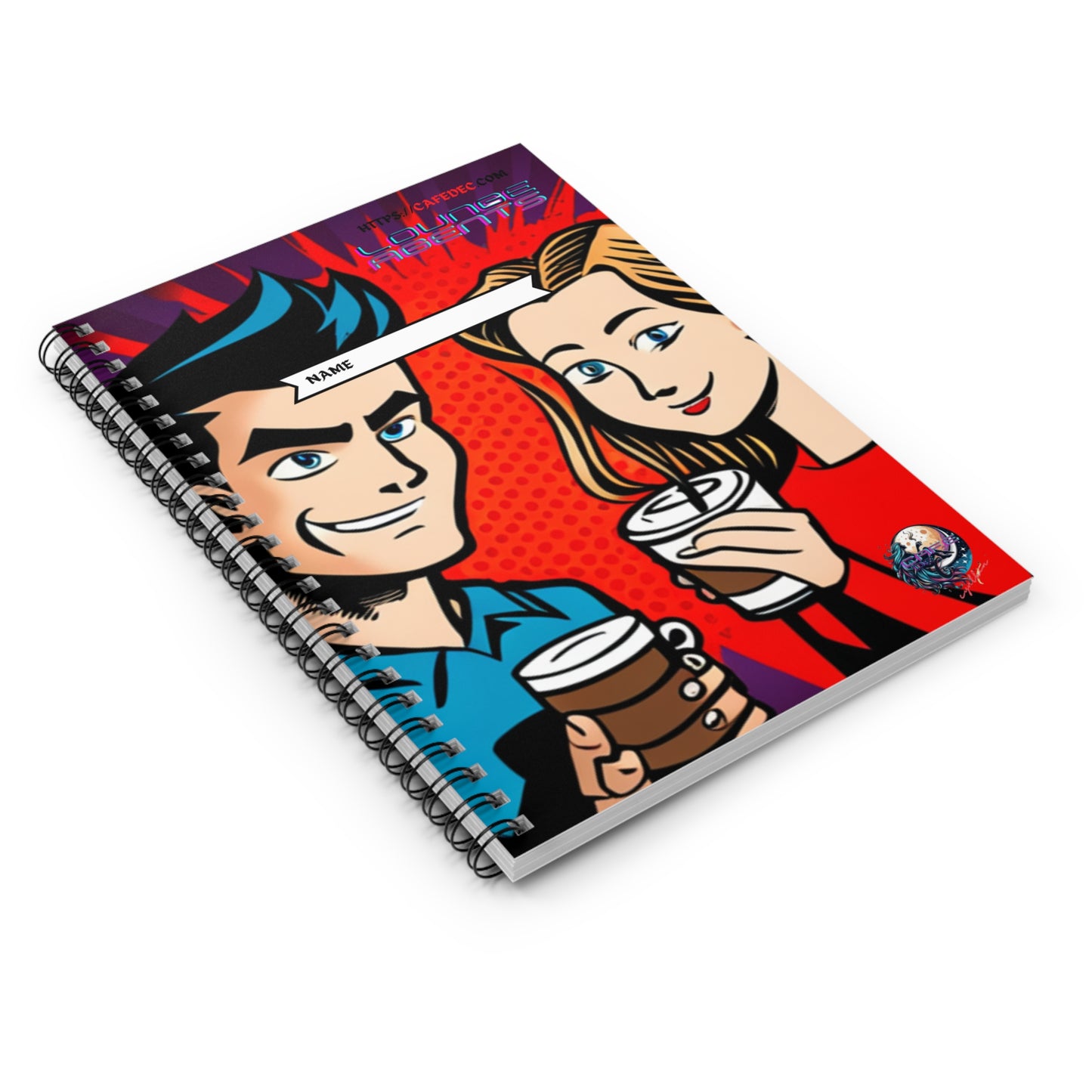 Lounge Agents Spiral Notebook - Ruled Line