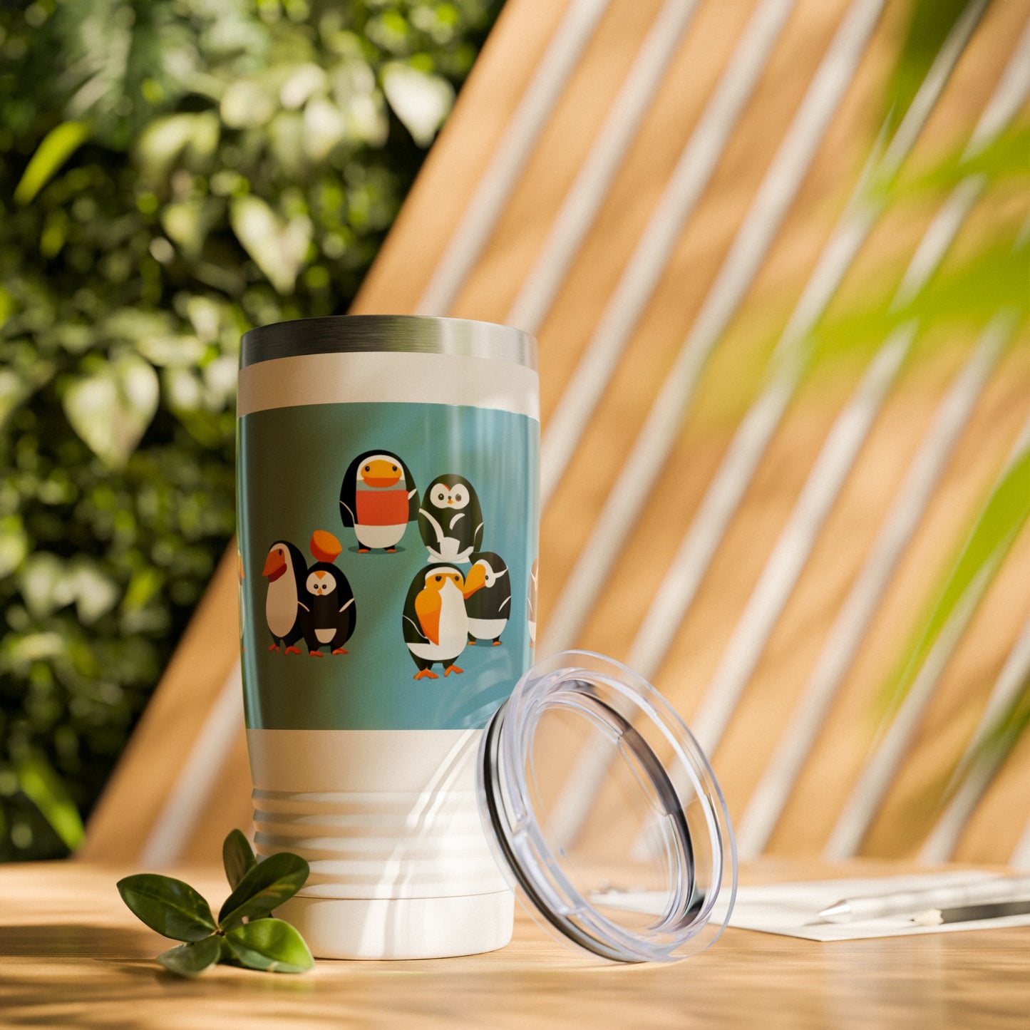 Pushy Penguinz Tumbler, 20oz