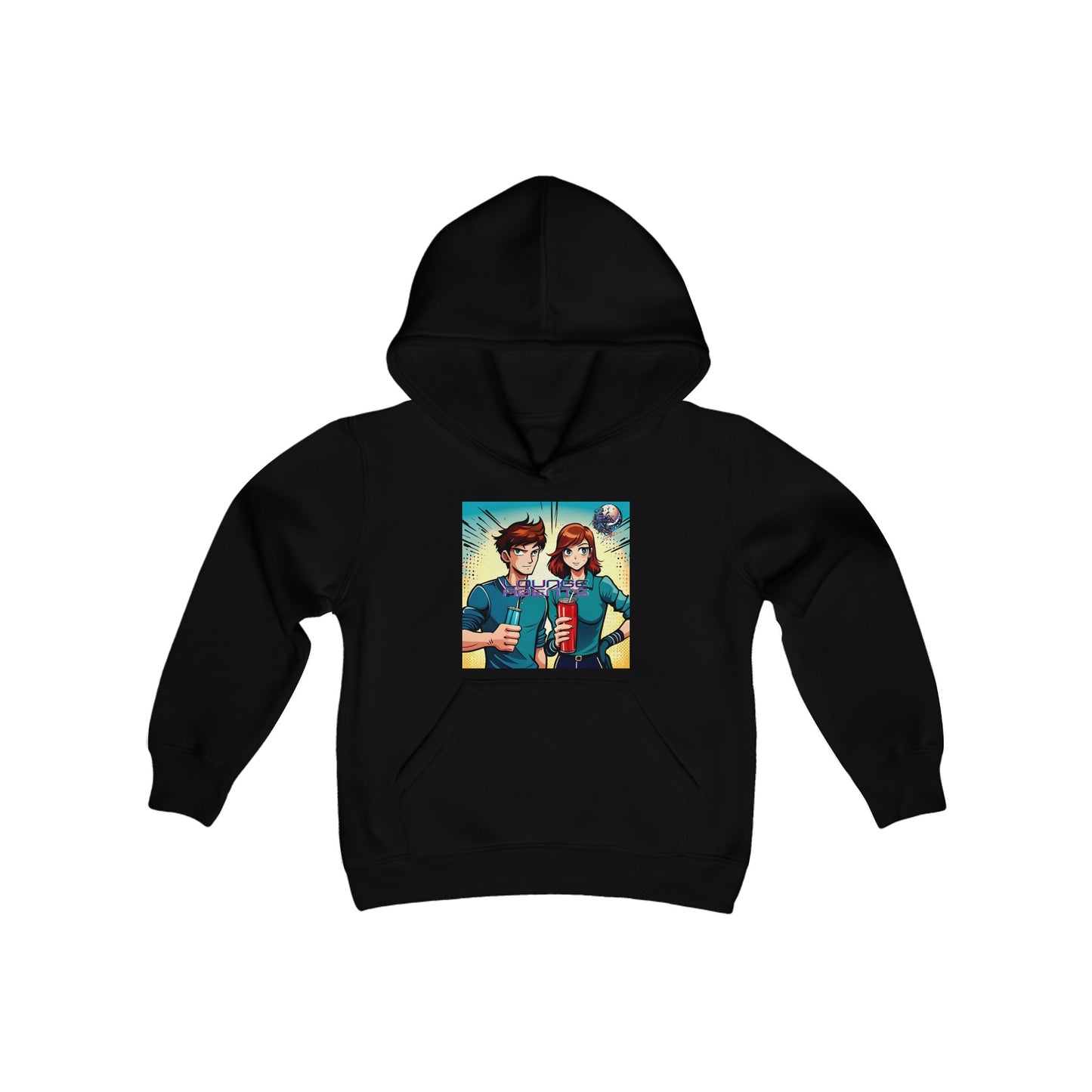 The Lounge Agents Youth Heavy Blend Hooded Sweatshirt