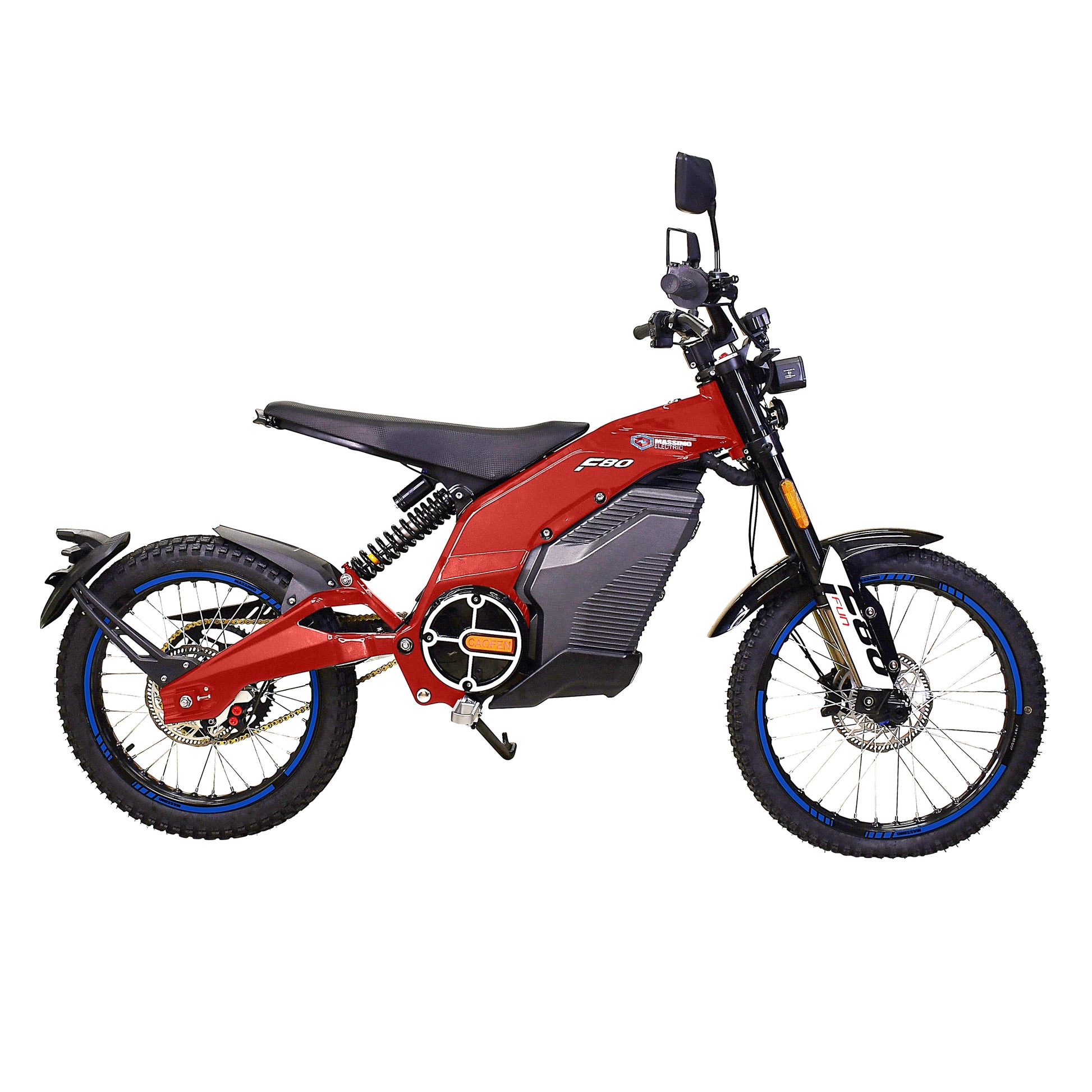 F80 Trail Runner Electric (Dirt Bike) for Adults 8000W Motor 2160Wh Battery (Red) [ADS]