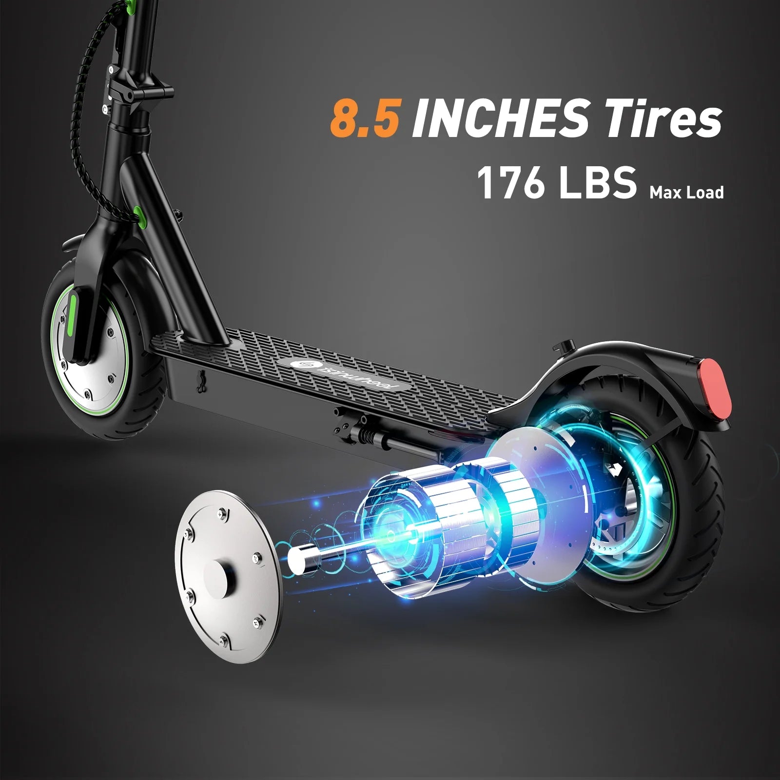 S9Pro Electric Scooter, 15.6 Mph 18 Miles Range (Smart Scooter App) [ADS]