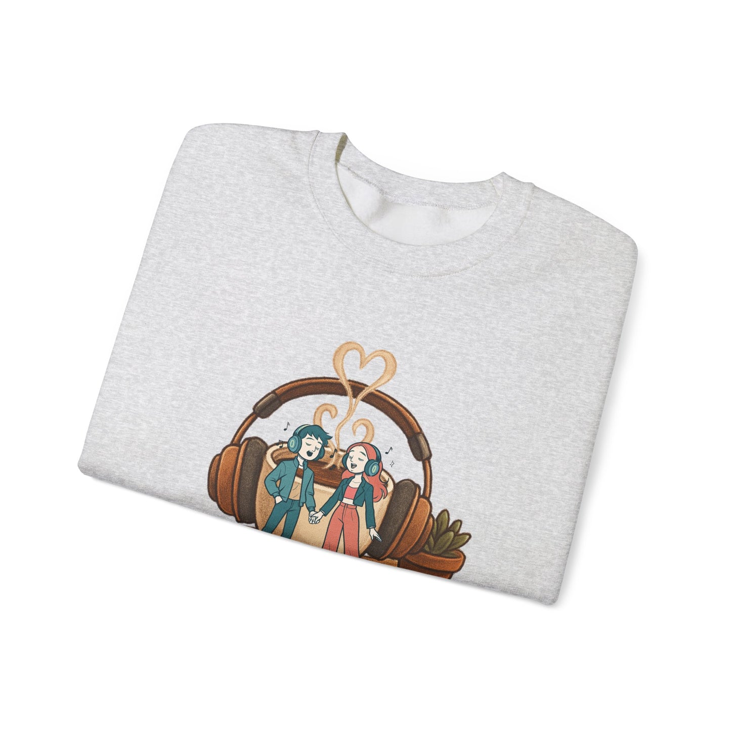 Coffee and Music Vibes Unisex Sweatshirt