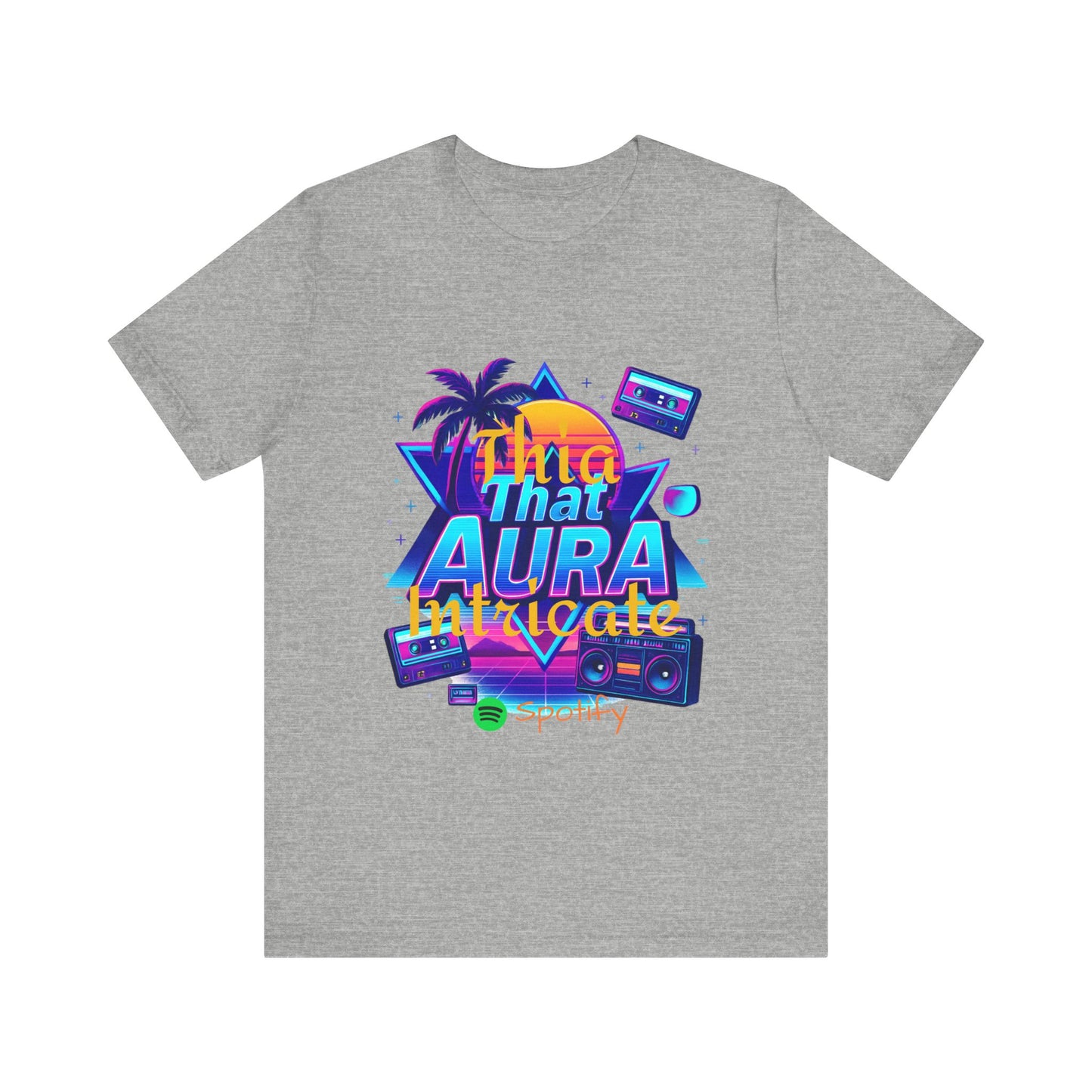 Neon Retro Tee - That Aura 80's Design