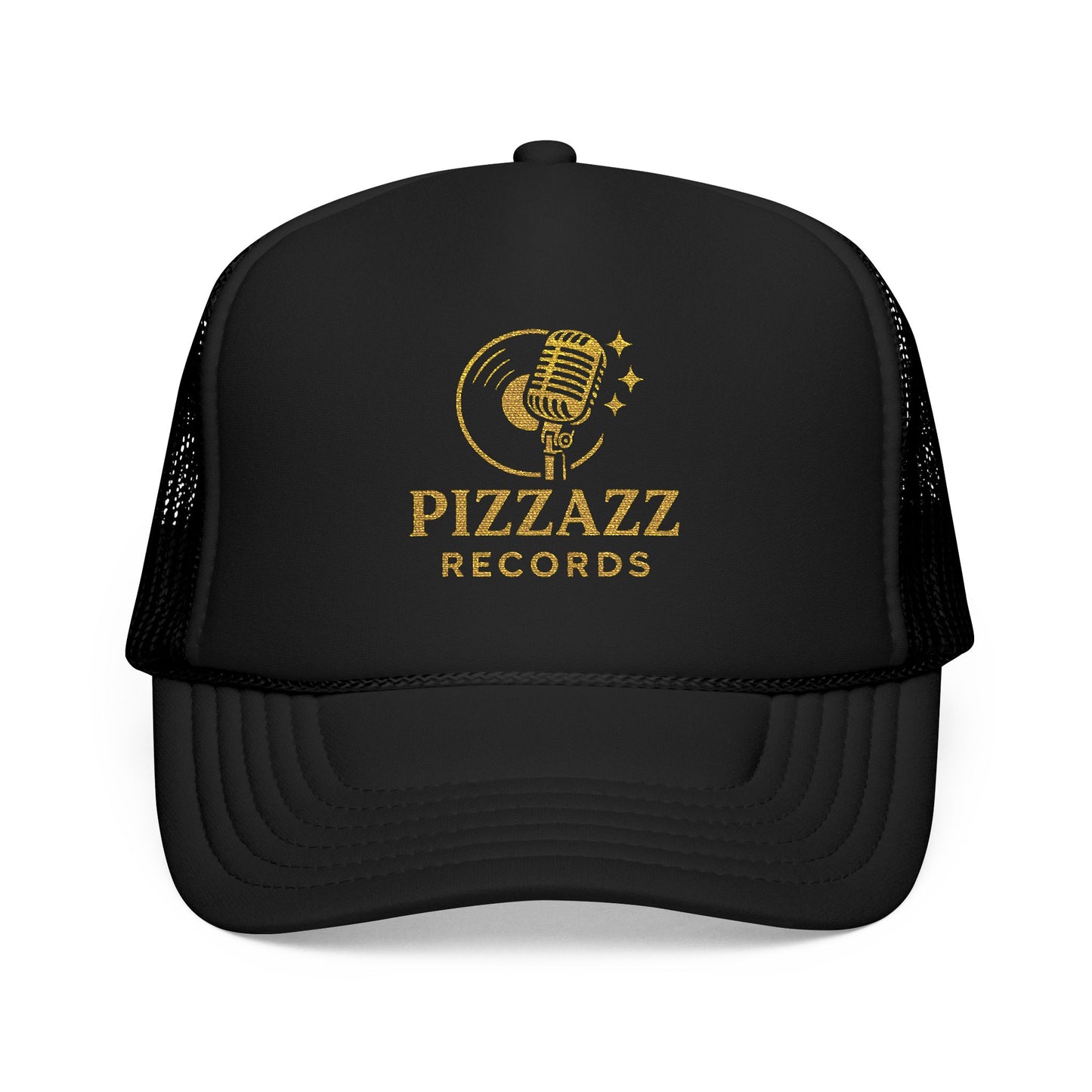 Trucker Hat - Pizzazz Records Embroidered Design