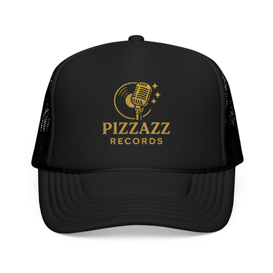 Trucker Hat - Pizzazz Records Embroidered Design