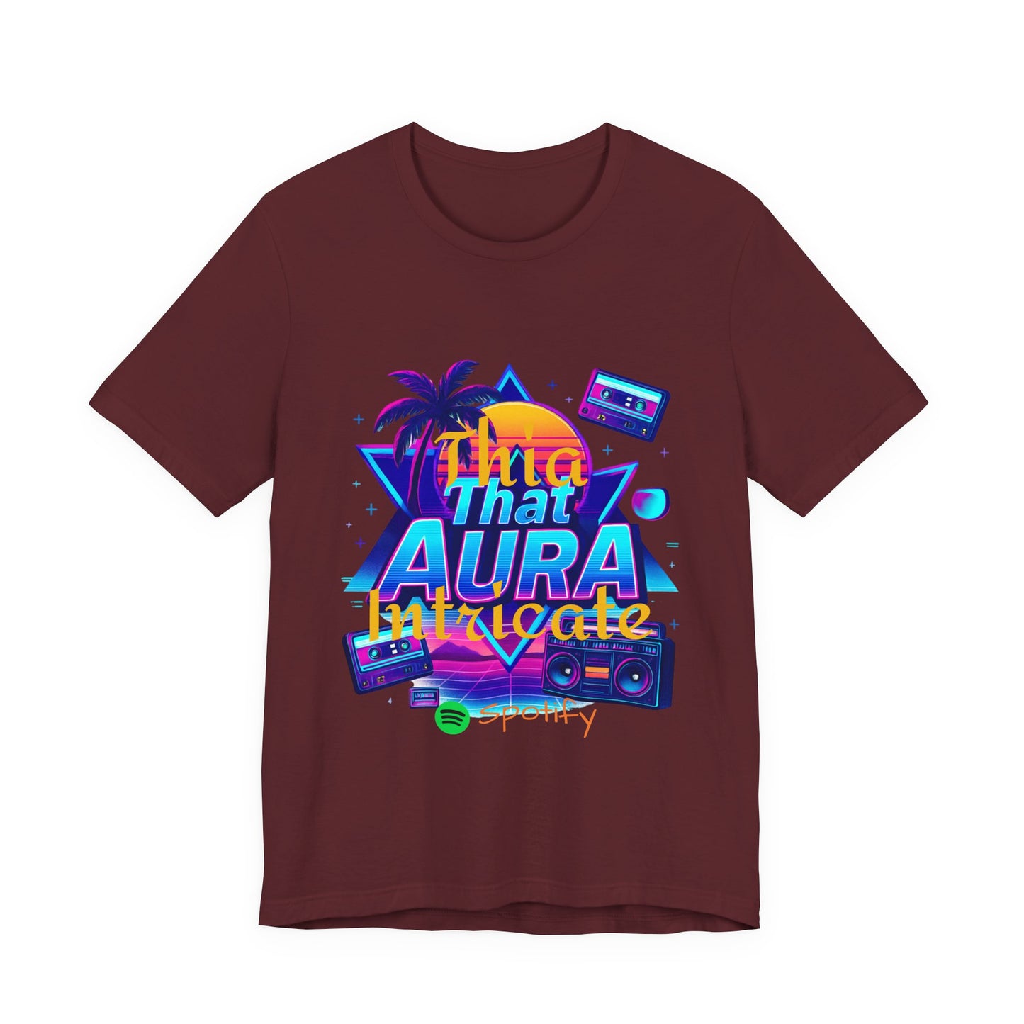Neon Retro Tee - That Aura 80's Design