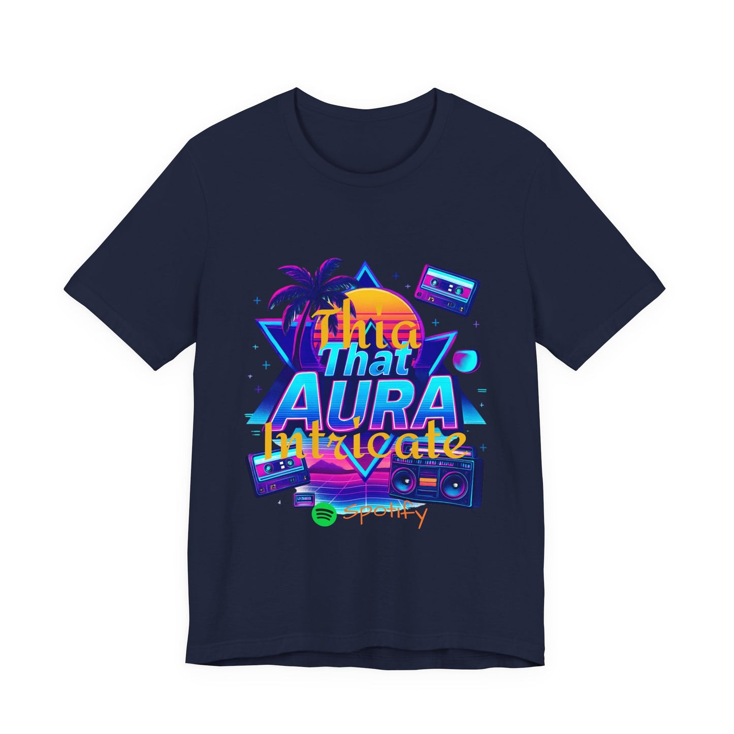 Neon Retro Tee - That Aura 80's Design