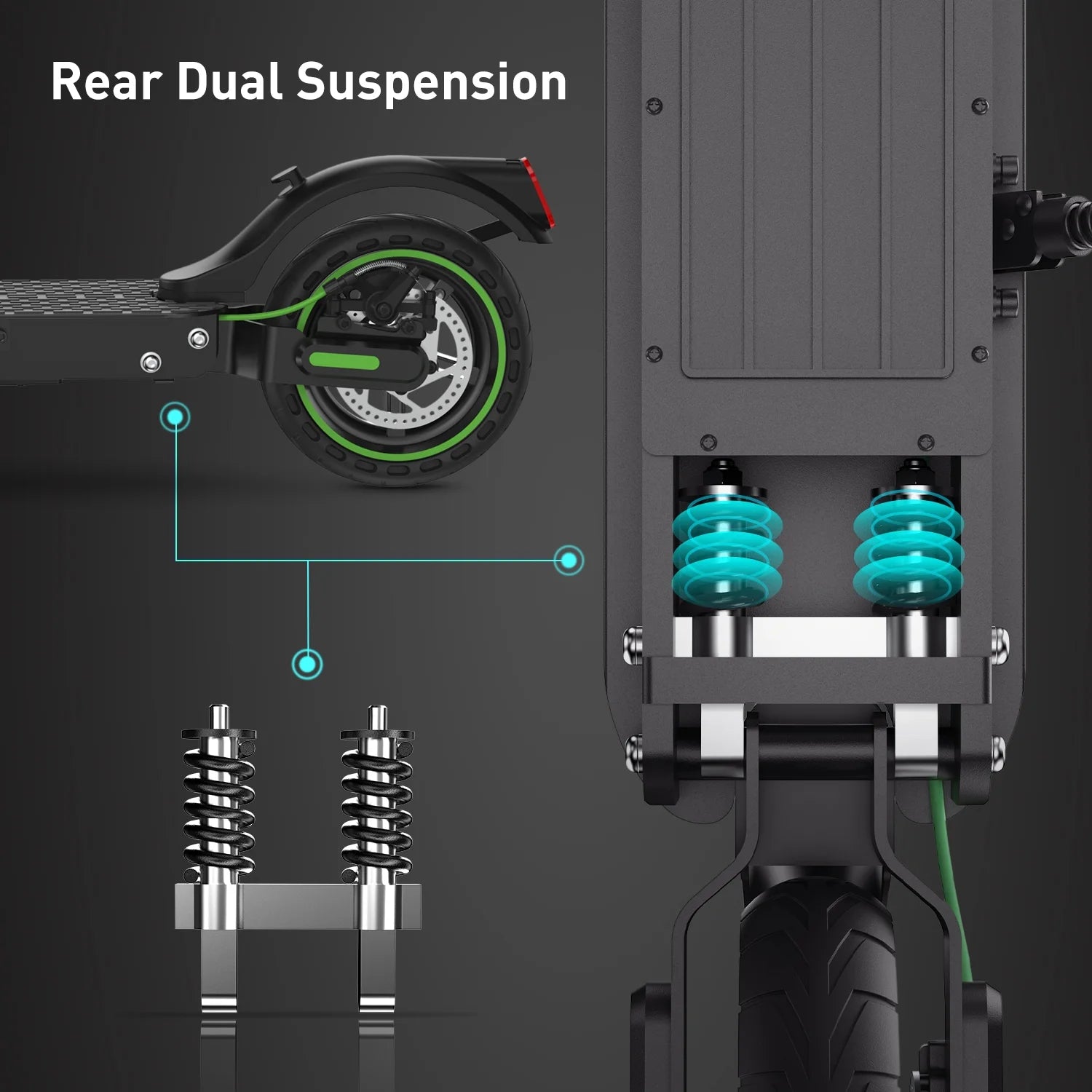 S9Pro Electric Scooter, 15.6 Mph 18 Miles Range (Smart Scooter App) [ADS]