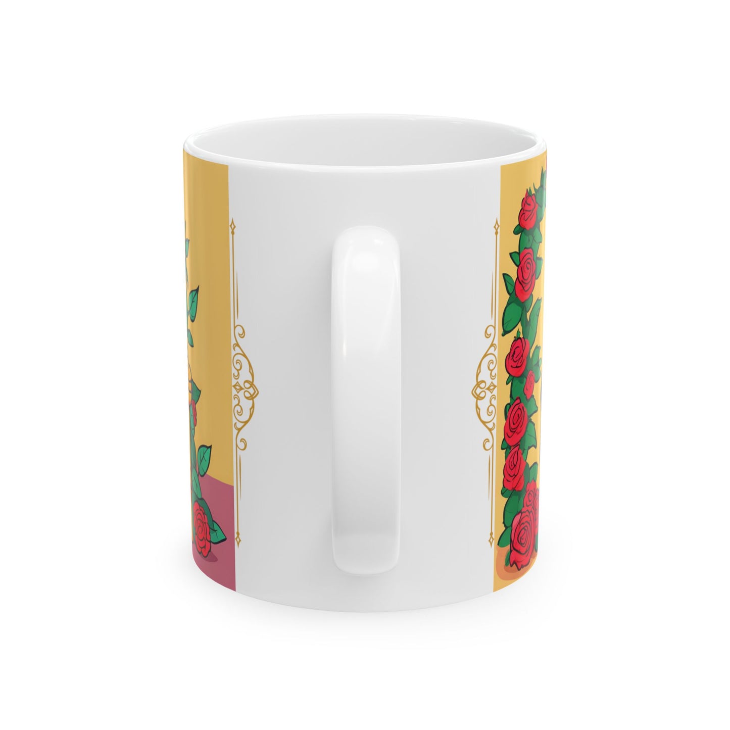 King and Queen Cafe de C Ceramic Mug - 11oz | Royal Design for Coffee Lovers