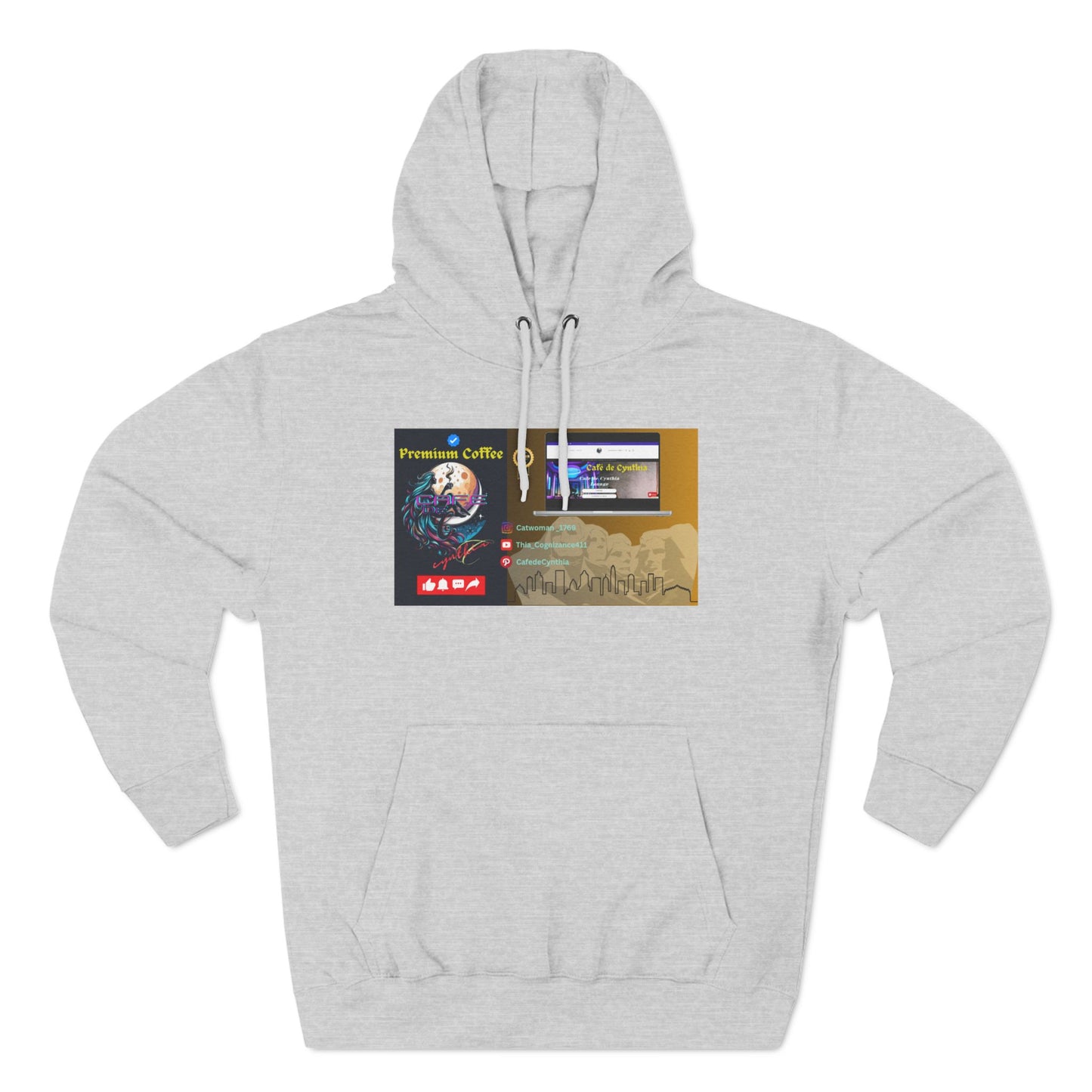 Cafedec BC Three-Panel Fleece Hoodie