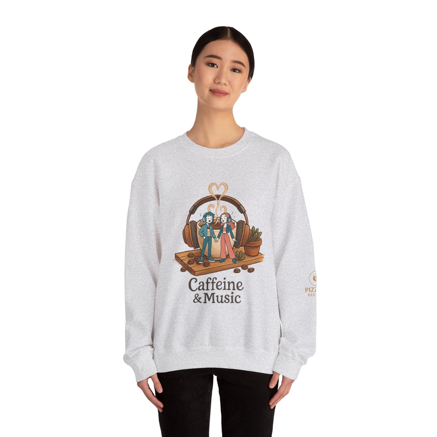 Coffee and Music Vibes Unisex Sweatshirt